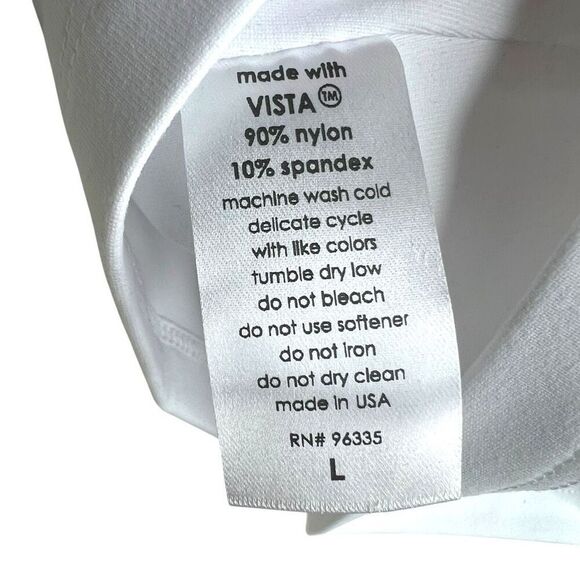 NEW Susana Monaco Very V Crop Top in Sugar Large - Picture 4 of 6